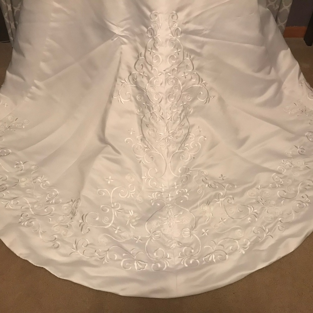 David's Bridal St Tropez Wedding Dress - Picture 5 of 8